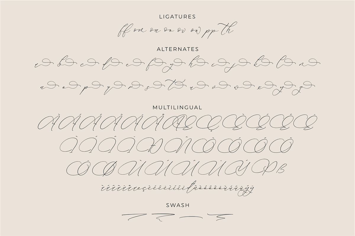 Andaluse Selioth Beauty Script Font, a Script Font by Storytype Studio (Photo 14 of 15)
