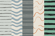Stripes and waves seamless patterns, a Pattern Graphic by Magnia (Thumbnail 3 of 7)