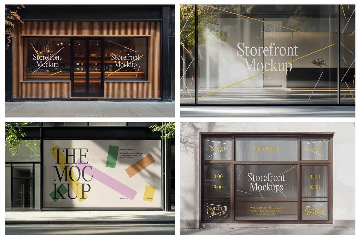 Storefront Mockups - Window Mockups, an Advertising Mockup by Mr.Mockup™ (Photo 18 of 20)