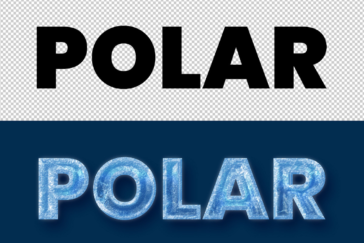 Polar Ice Frozen Cold Text Effect, a Layer Style Add-On by studiogstock (Photo 2 of 2)