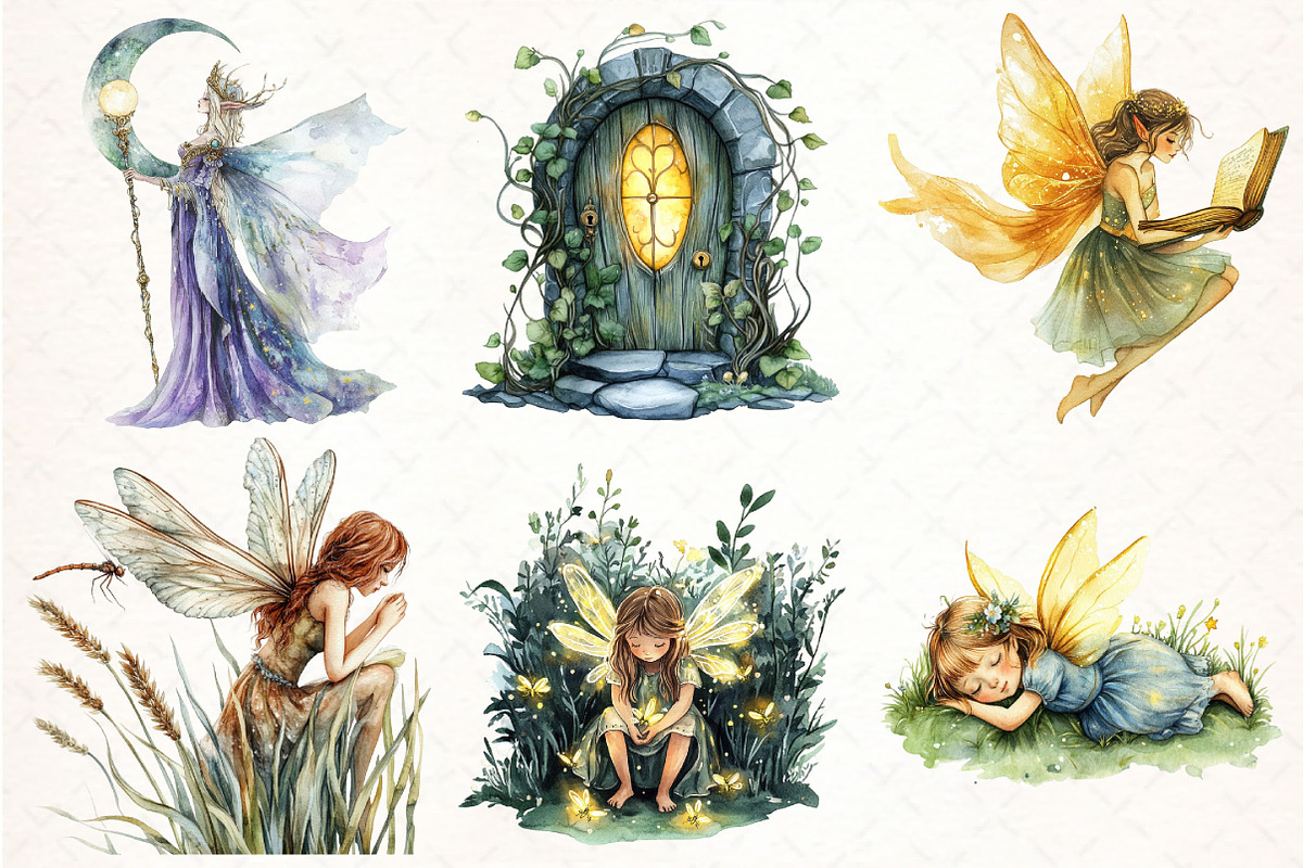 Enchanted Mystical Garden Fairy PNG, an Illustration by Pixels.Craft (Photo 3 of 7)