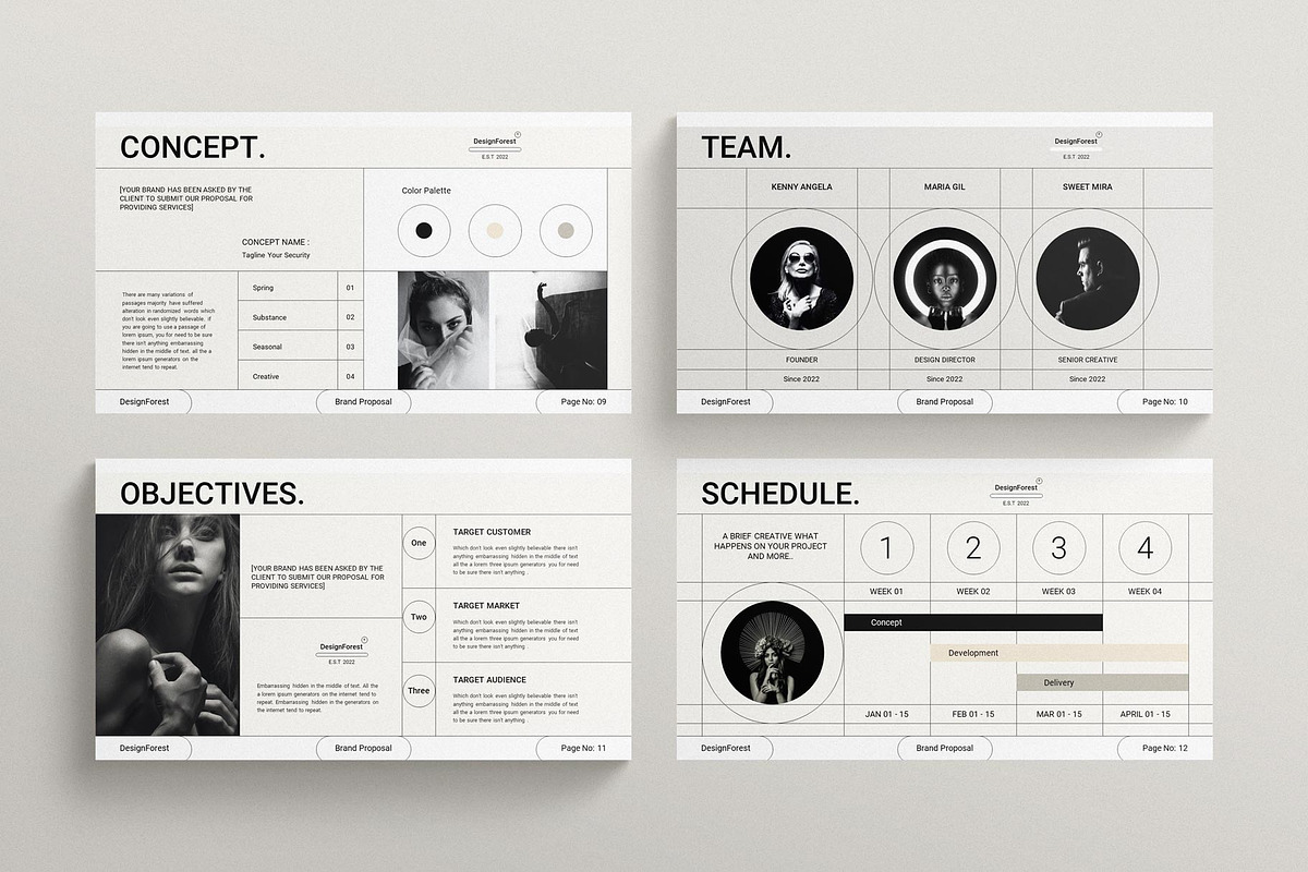 Brand Proposal Presentation Template, a Presentation Template by TemplatesForest (Photo 4 of 5)