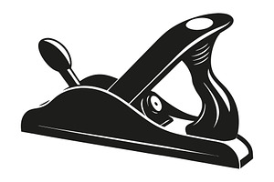 A hand plane wood working tool, an Object Graphic by Billah Hub