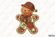 Crochet Lace Patchwork Gingerbread, an Illustration by CraftArtStudio (Thumbnail 1 of 4)