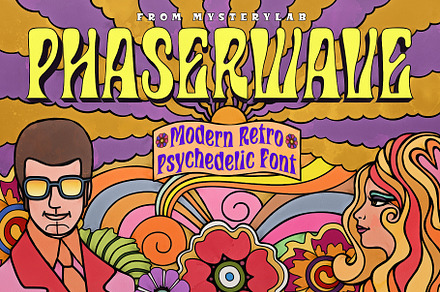 Phaserwave Font, a Serif Font by Mysterylab Designs