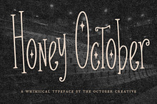 Honey October Sparkle Serif Font