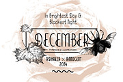 December Typeface (70% Off), a Script Font by Adhreza (Thumbnail 1 of 5)