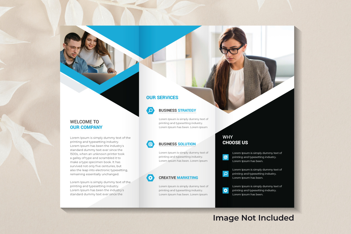 Corporate Tri-fold Brochures, a Brochure Template by Limino™ Studio (Photo 2 of 2)