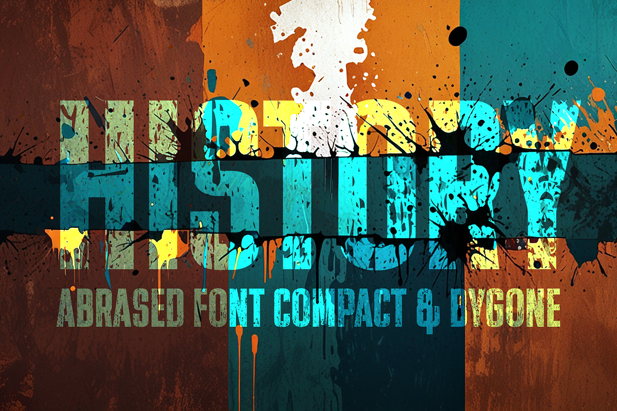 Oxido Caps | Solid & Eroded | Fonts, a Sans Serif Font by deFharo (Photo 6 of 9)