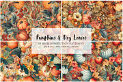 Pumpkins and Dry Leaves, an Object Graphic by Digital Art Creations (Thumbnail 3 of 8)