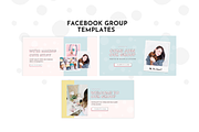 Facebook Template Blue Pastel Canva, a Social Media Template by ltsdesigns (Thumbnail 3 of 5)