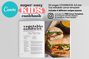 Canva Kids Recipes Cookbook Template, a Magazine Template by DeLaGranSiete (Thumbnail 4 of 10)