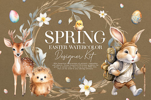 125 Spring Easter PNG Illustrations