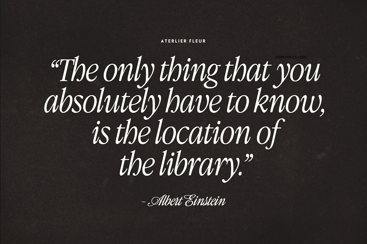 Atelier Fleur - Nostalgic Serif, a Serif Font by Fenotype (Photo 13 of 15)