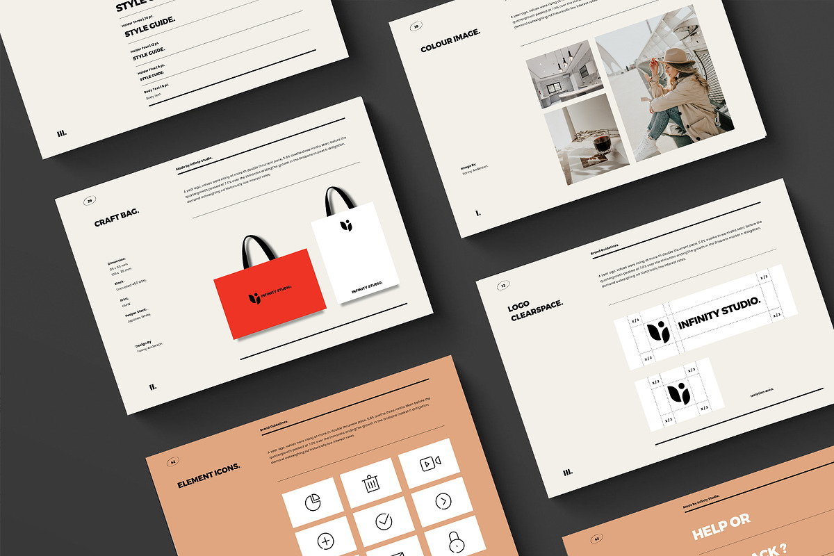 Brand Guideline, a Brochure Template by Occy Design (Photo 5 of 11)