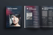 Resume Booklet Template, a Resume Template by TemplatesForest (Thumbnail 1 of 5)