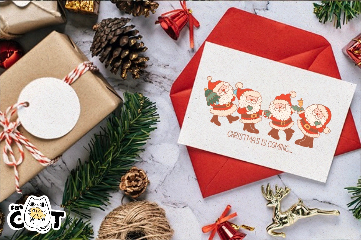 Groovy Christmas Sublimation Bundle, an Object Graphic by FatCat_Design (Photo 7 of 7)