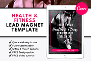Health & Fitness Lead Magnet, a Magazine Template by ProductiveandFree (Thumbnail 2 of 9)