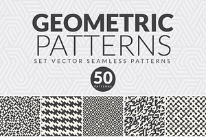 50 GEOMETRIC SEAMLESS PATTERNS