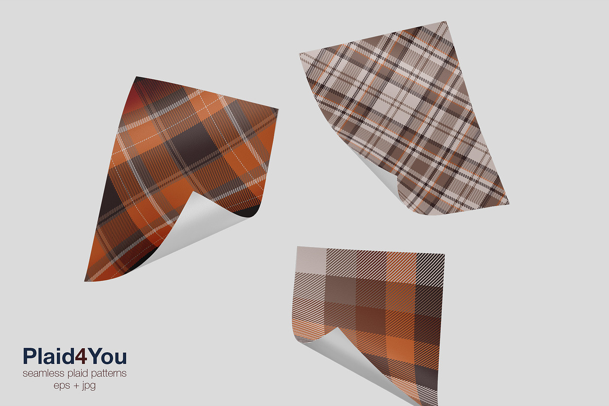 #61 Beige & Brown Pattern Plaids, a Pattern Graphic by Plaid4You (Photo 4 of 8)