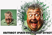 Abstract Splash Photoshop Effect, a Layer Style Add-On by 3d_model_tifotizi (Thumbnail 1 of 3)