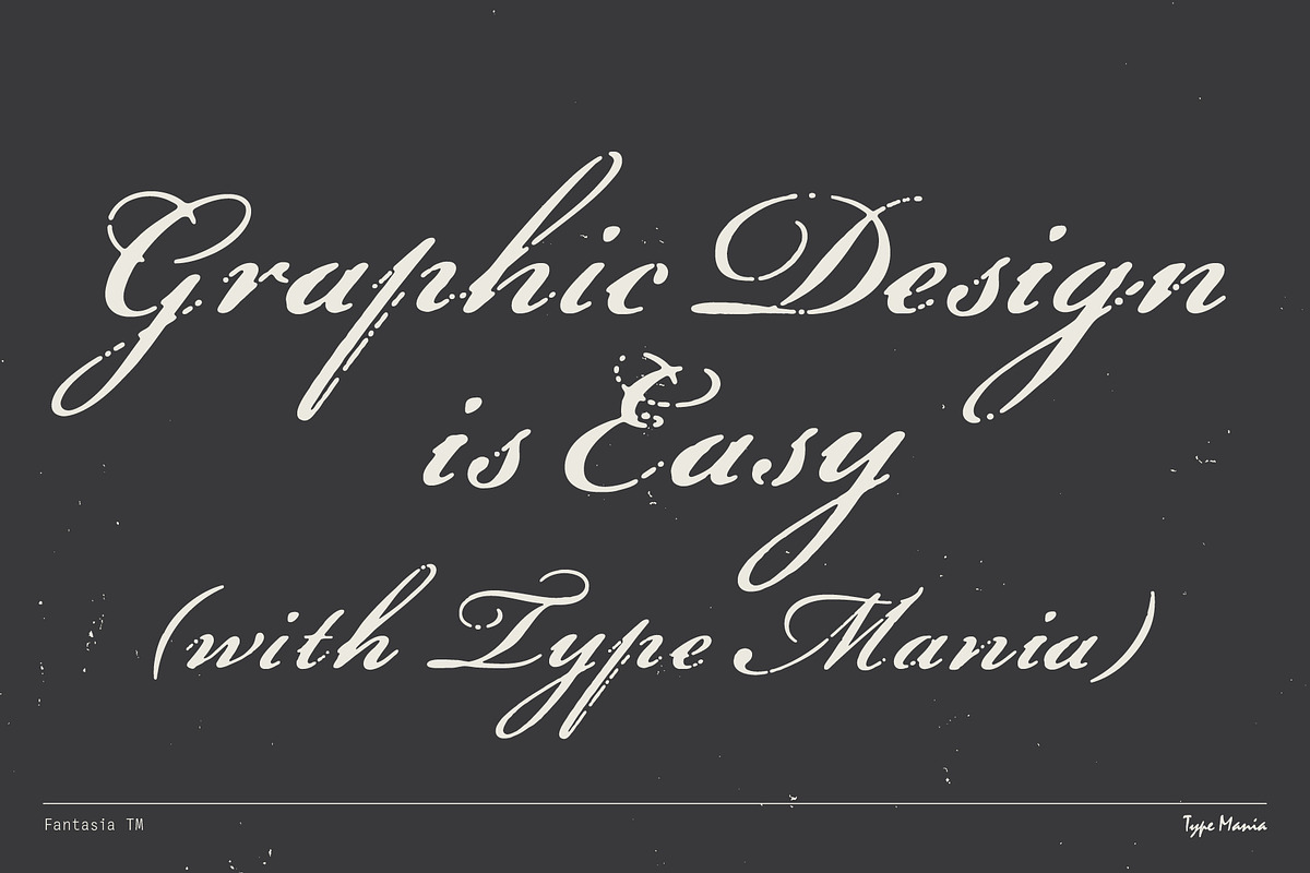 Fantasia TM – Dreamy Script, a Font by Type Mania (Photo 12 of 12)
