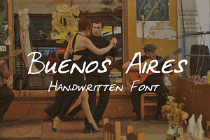 Buenos Aires - Handwritten Font