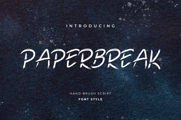Paperbreak Brush Handwritten Font preview 7