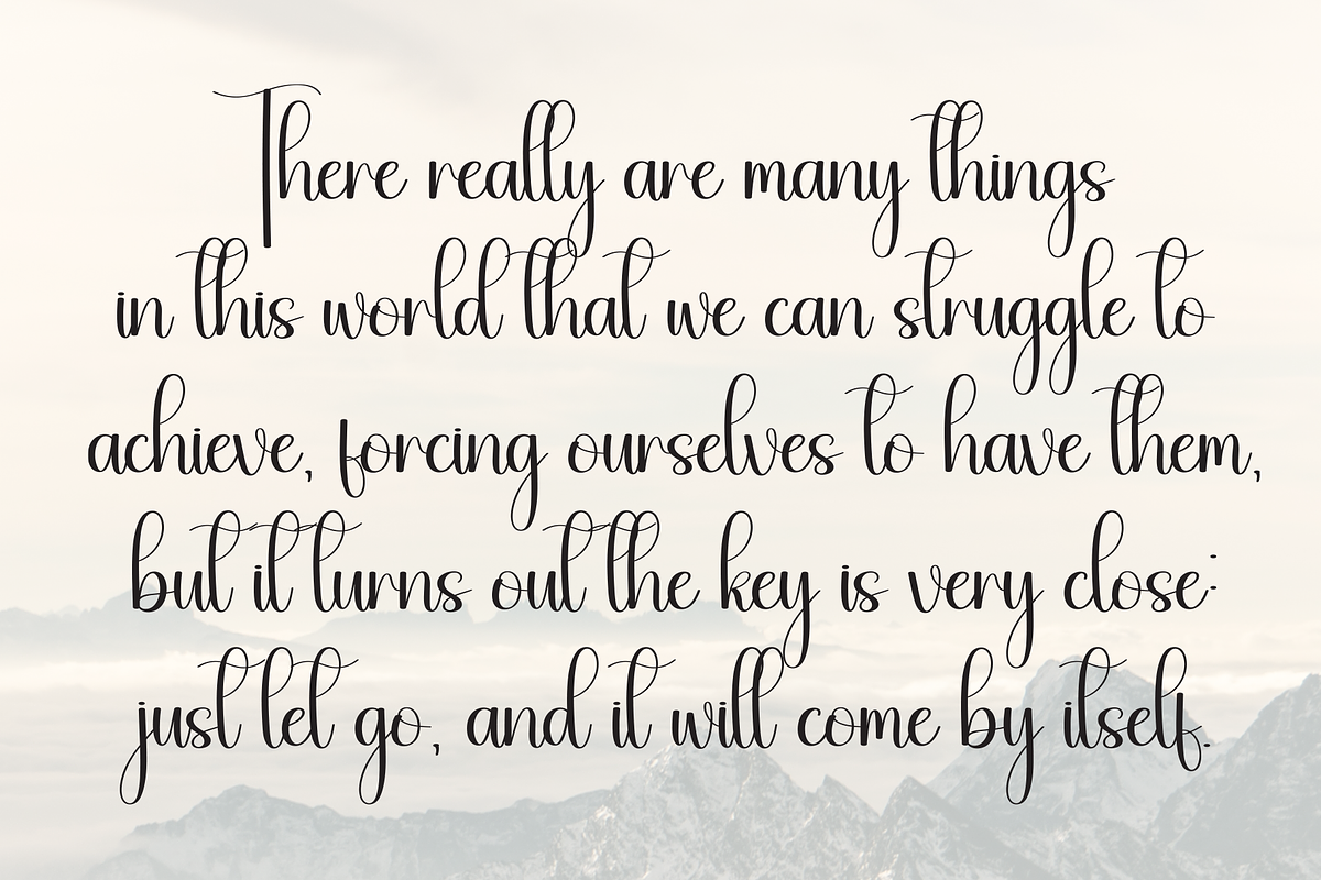 Yesterday | Script Font, a Handwritten Font by Scratchones (Photo 6 of 9)