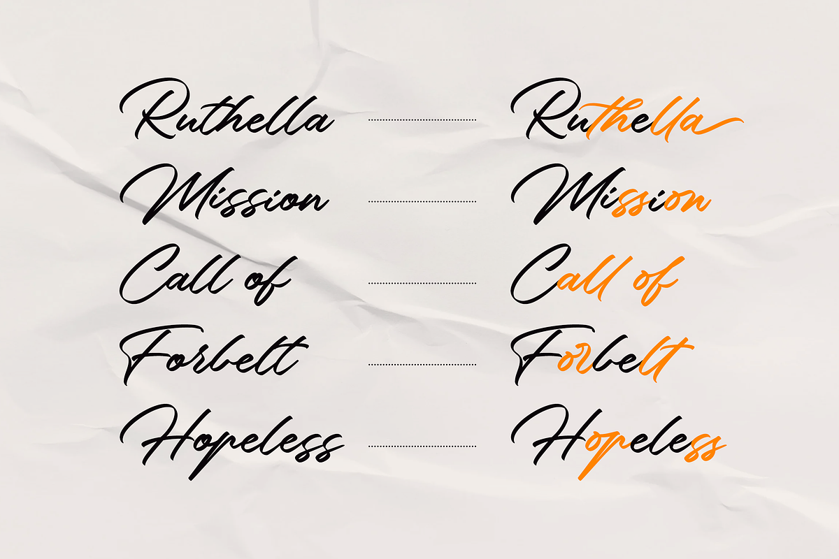 Corbellion - Elegant Script Font, a Script Font by Namara Creative Studio (Photo 11 of 14)
