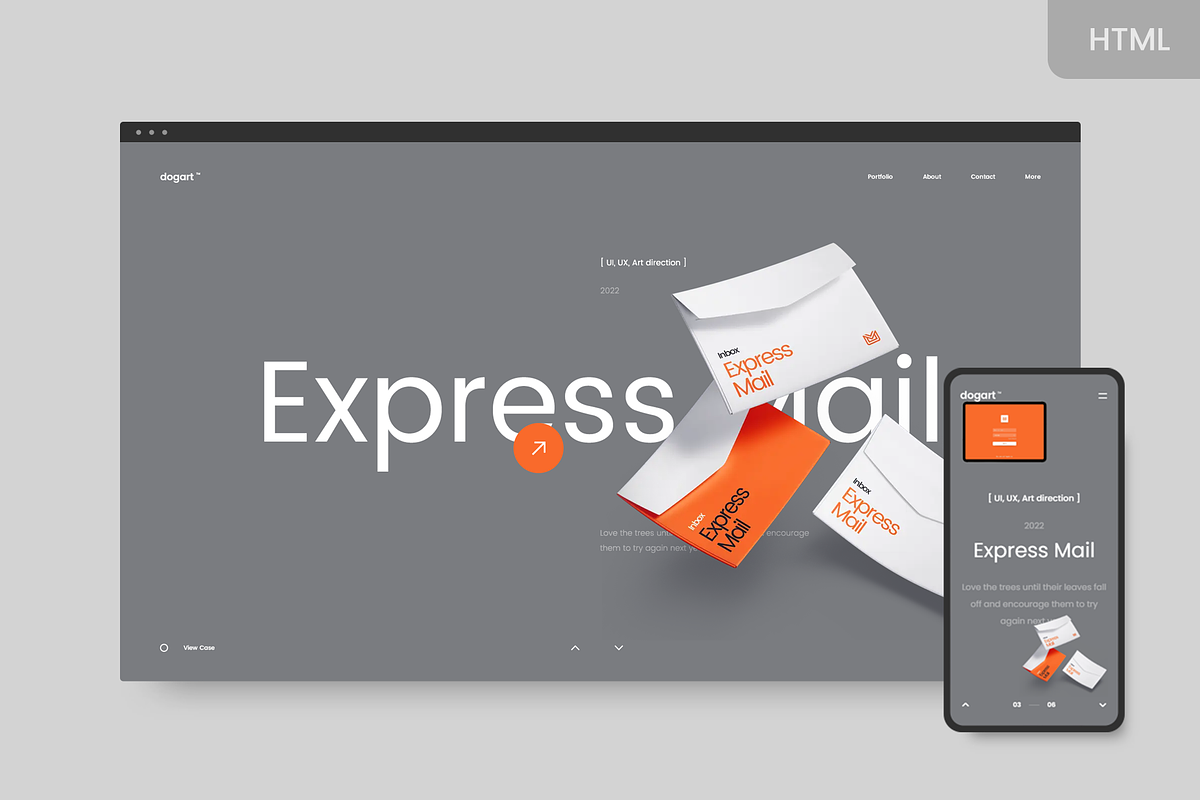 Dogart - Creative Portfolio Template, a HTML Template by ClaPat