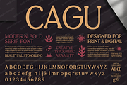 Cagu - Modern Luxury Serif Typeface, a Serif Font by Astuti Studio (Thumbnail 9 of 25)