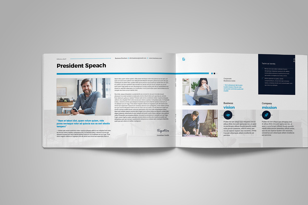 Unite Business Brochure, a Brochure Template by Elite_Standard (Photo 4 of 12)
