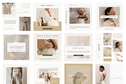 Minimalist Instagram Canva Templates, a Social Media Template by Saga Design Studio (Thumbnail 2 of 8)