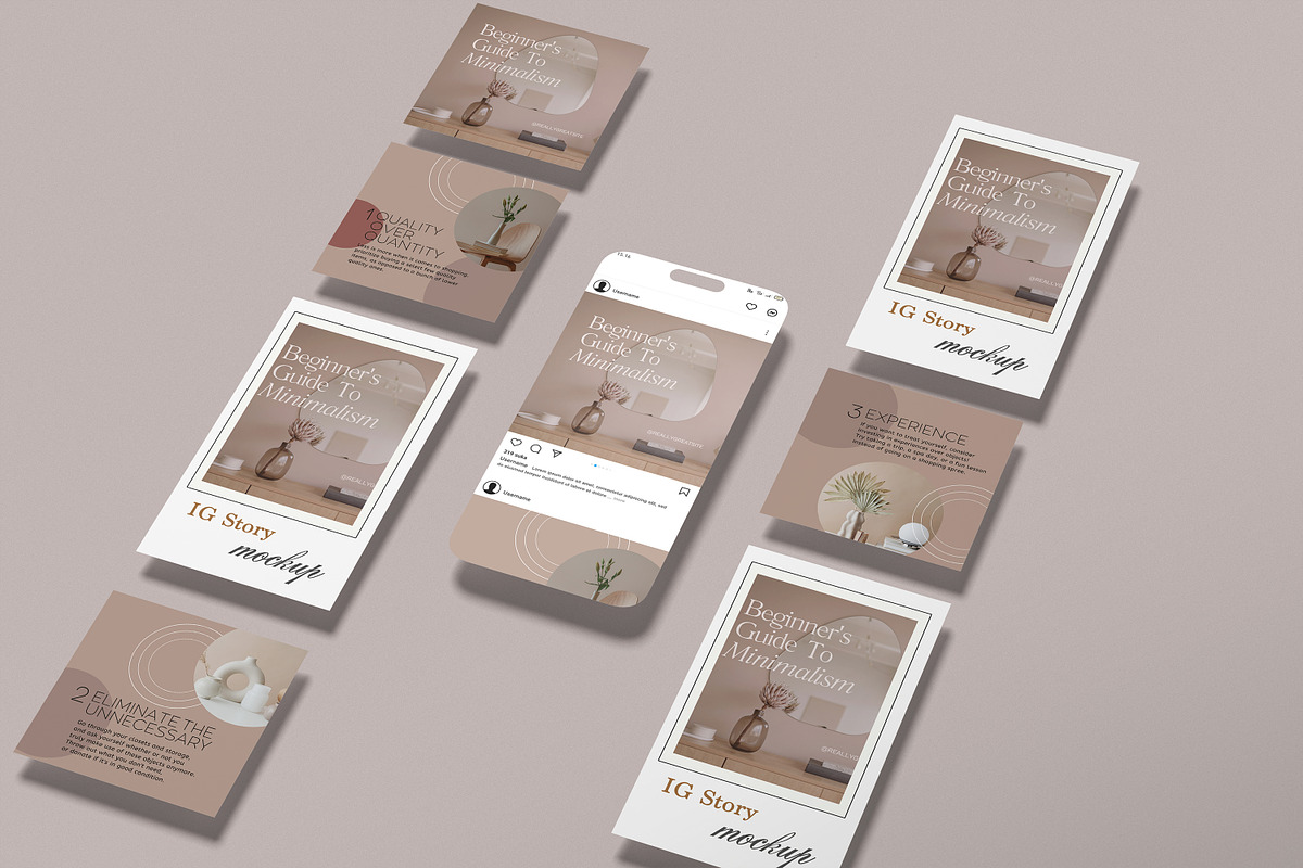 Instagram Post and Story Mockup, an iPhone Mockup by rahmatmoscae (Photo 8 of 13)