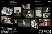 Bookmark Mockups Set, a Books & Magazine Mockup by Mocku (Thumbnail 13 of 15)