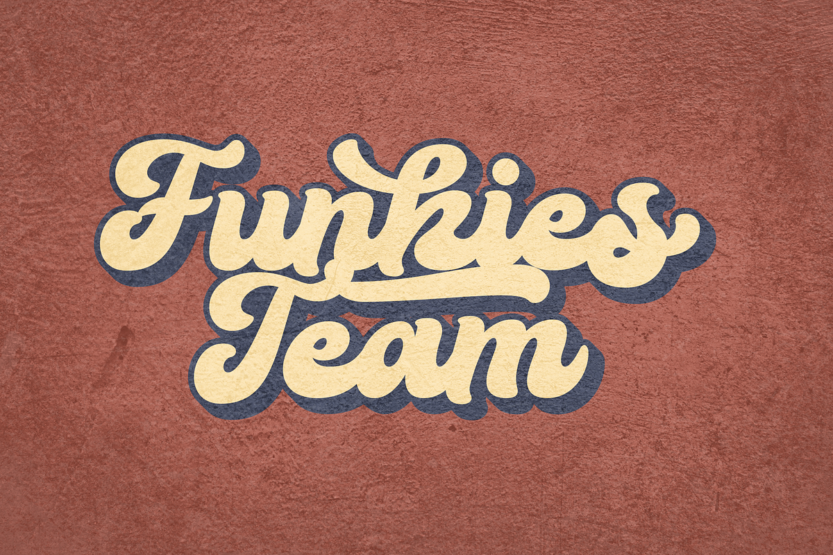 Hindya - Bold and Retro, a Script Font by ahweproject (Photo 4 of 9)