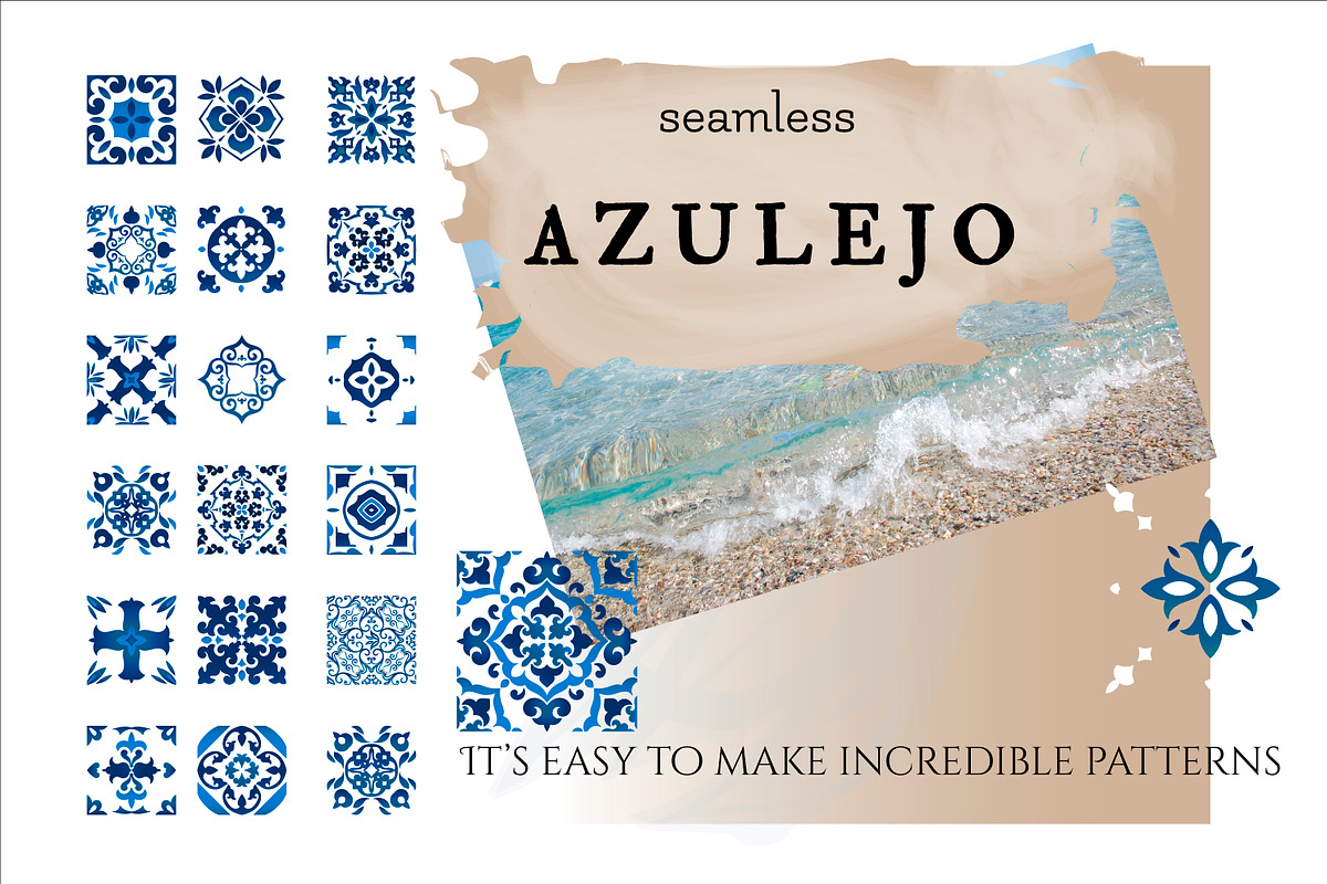 Set of 50 AZULEJO TILES templates, a Pattern Graphic by DeMih (Photo 7 of 8)
