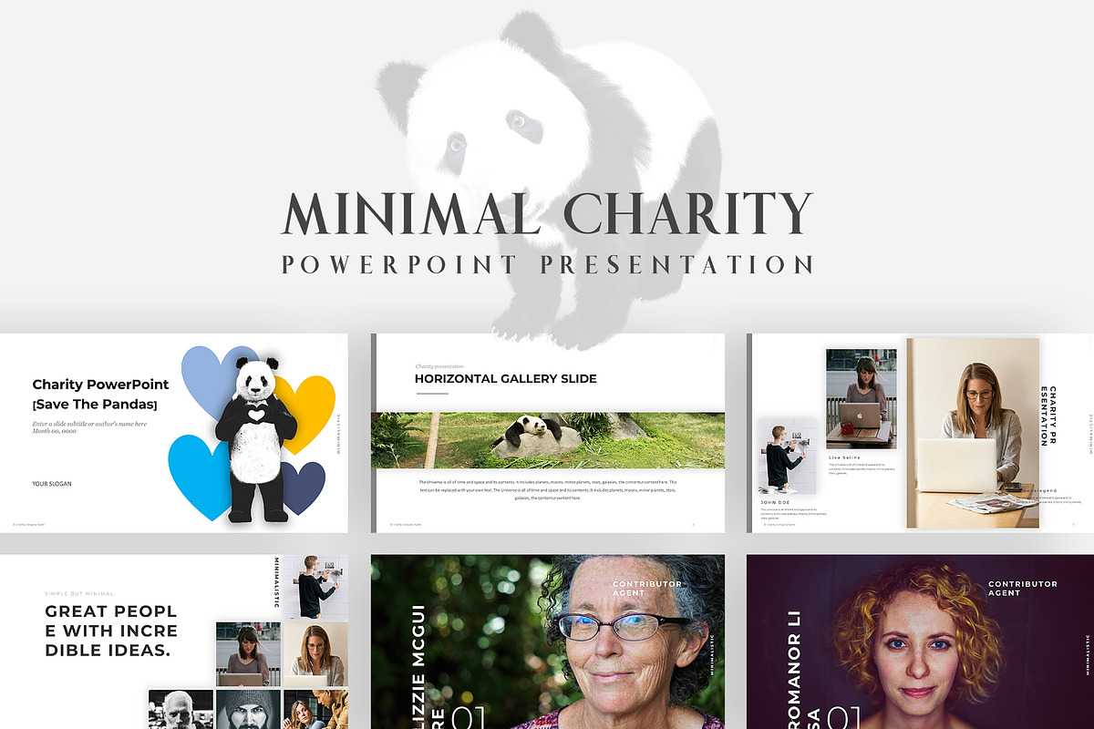 Animal Charity PowerPoint Template, a Presentation Template by litoondev (Photo 1 of 10)