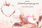 Romantic Pampas Grass Collection, a Decorative Illustration by TanyaOak (Thumbnail 1 of 7)