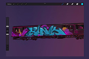 3d Train  for Procreate, an Object 3D Model by Torus1 (Thumbnail 3 of 4)