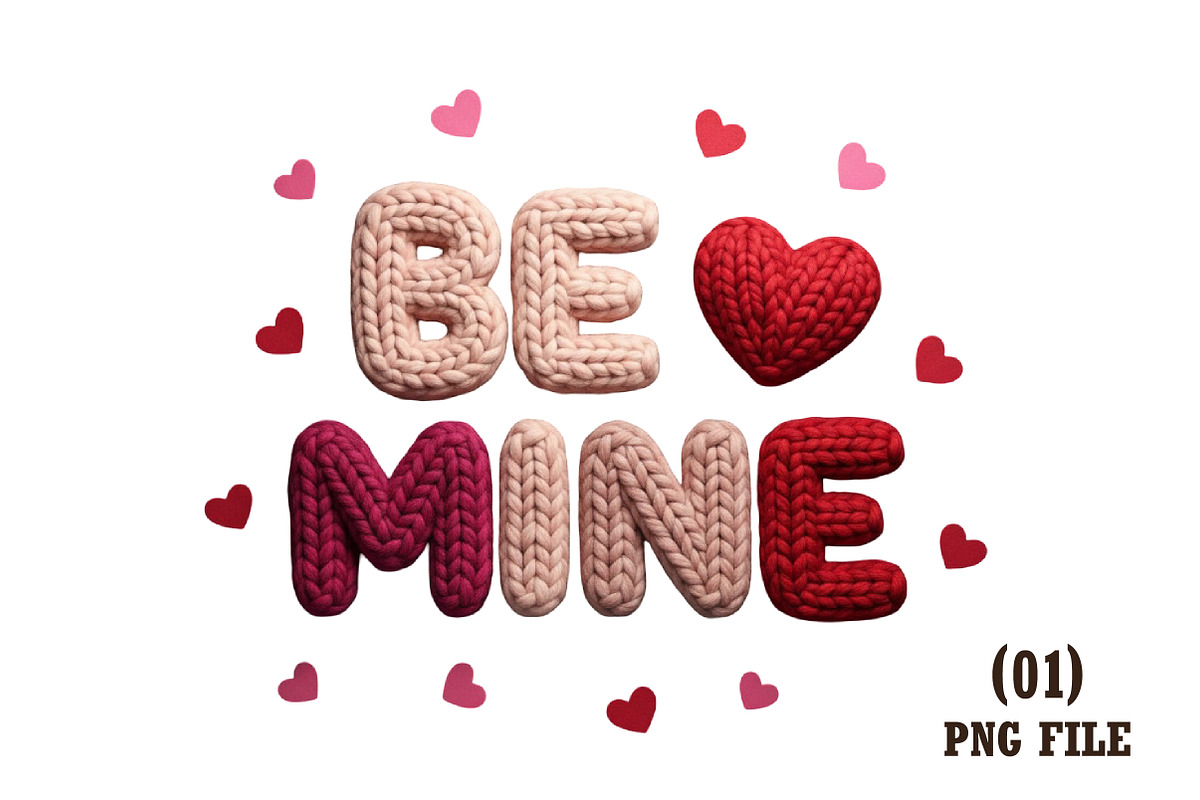 Be Mine Valentine PNG, an Illustration by DreamArtGraphic (Photo 1 of 6)