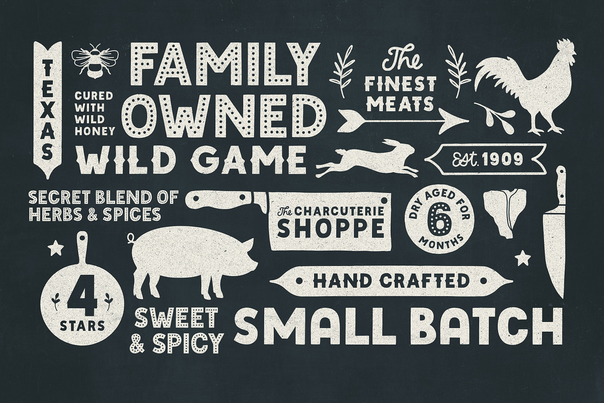 Wildheart | Font Family + Elements, a Font by Callie Rian & Co. (Photo 4 of 17)