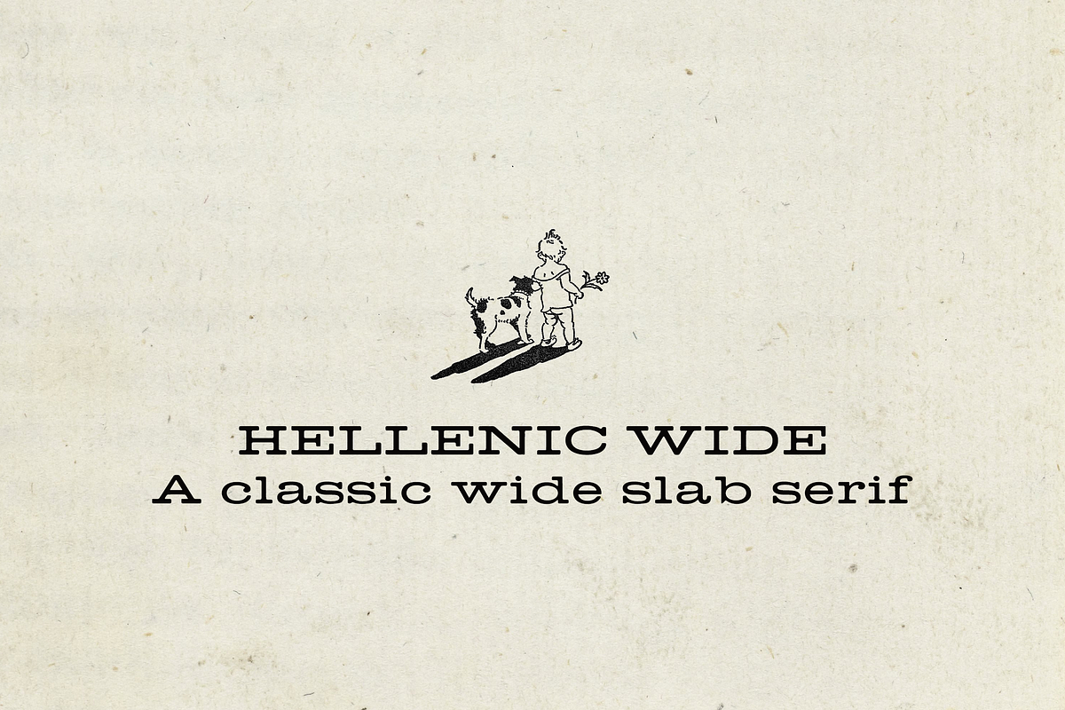 Hellenic Wide - Slab Serif Font, a Slab Serif Font by Lilithcollageart (Photo 5 of 9)