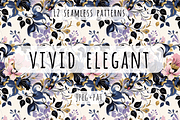 Vivid Elegant - Floral Patterns, a Pattern Graphic by Art Sproot (Thumbnail 2 of 8)