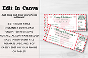 Christmas Plane Boarding Pass, a Card Template by YasdeyDesigns (Thumbnail 5 of 8)