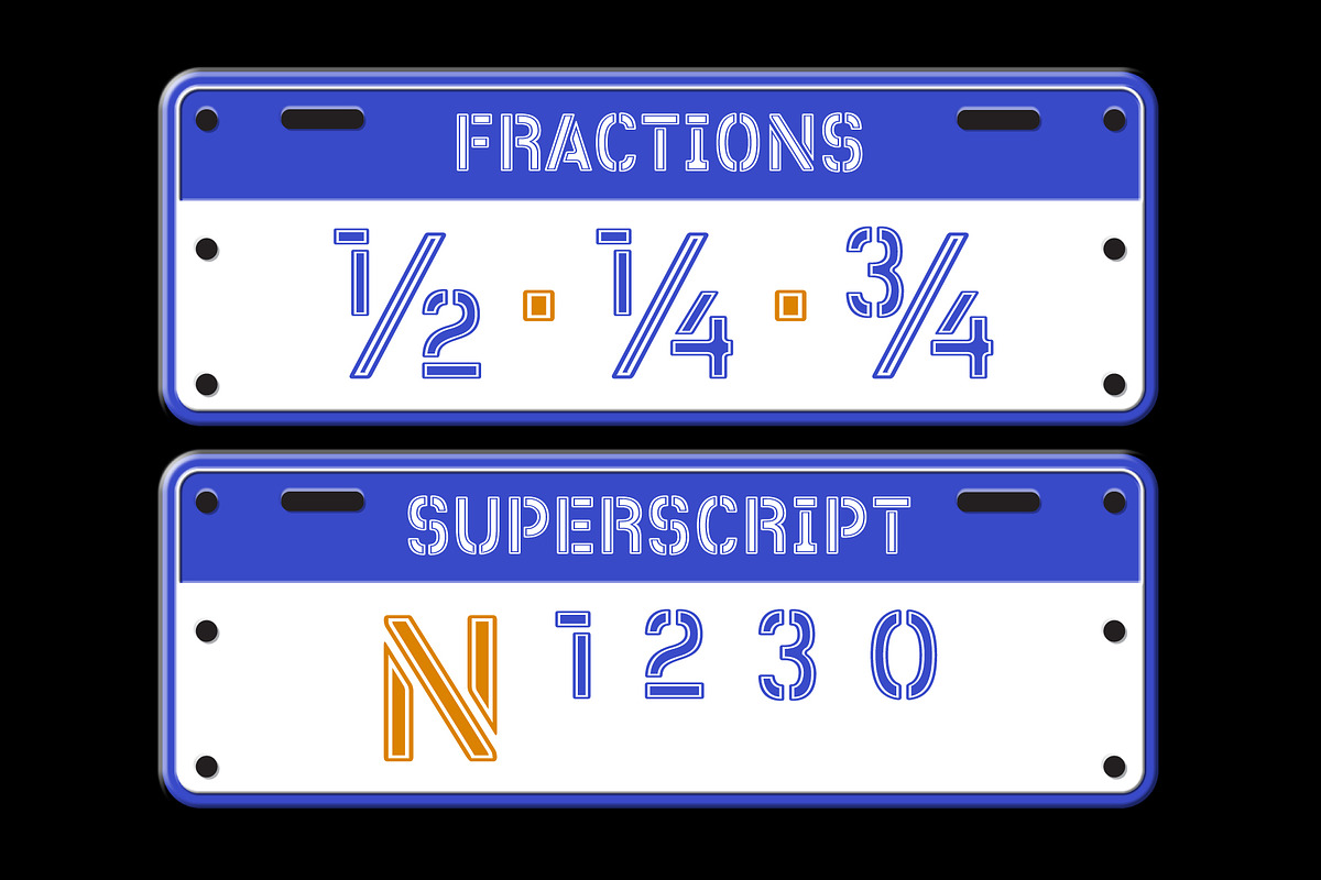 Platsten - Plate Stencil Font, a Sans Serif Font by Drizy (Photo 5 of 10)