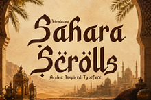 Sahara Scrolls - Arabic Typeface
