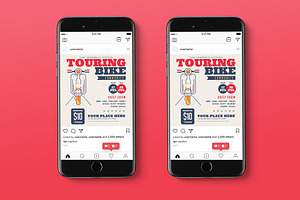 Bike Tour Instagram Post Flyer