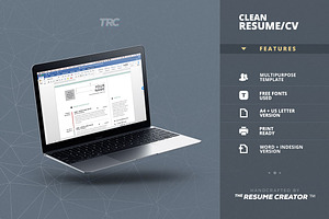 Clean Resume/Cv Template Volume 10